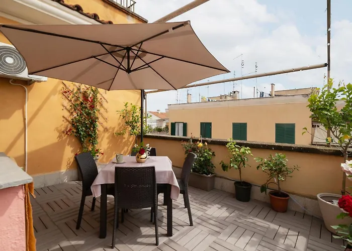 Guesthost - Monteverde Lovely Flat With Terrace Rome